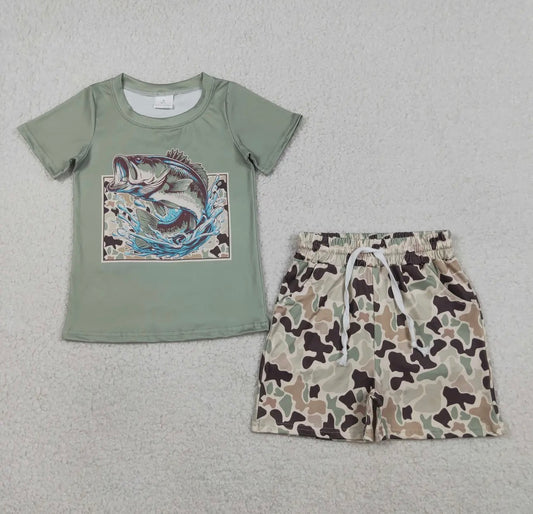 Camouflage Bass Fishing Set